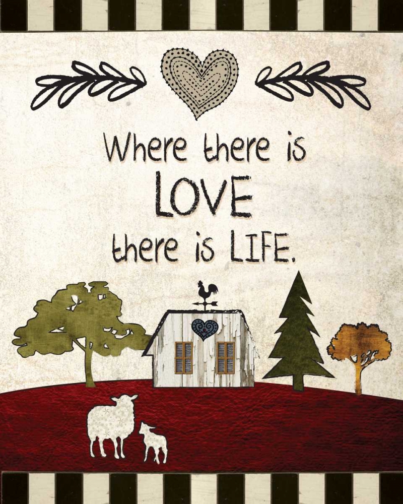 Primitive Countryside 2 art print by Melody Hogan for $57.95 CAD