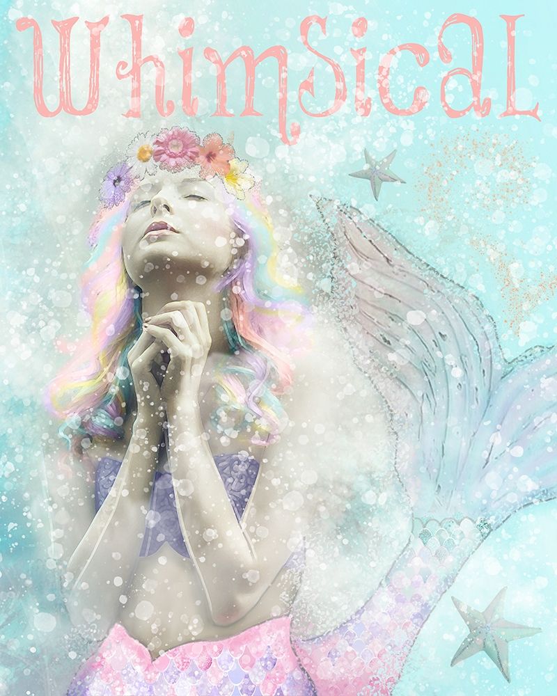 Whimsical Mermaid art print by Melody Hogan for $57.95 CAD