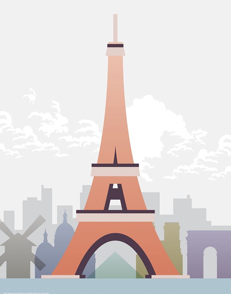 Deco World Landmarks 2 art print by Melody Hogan for $57.95 CAD