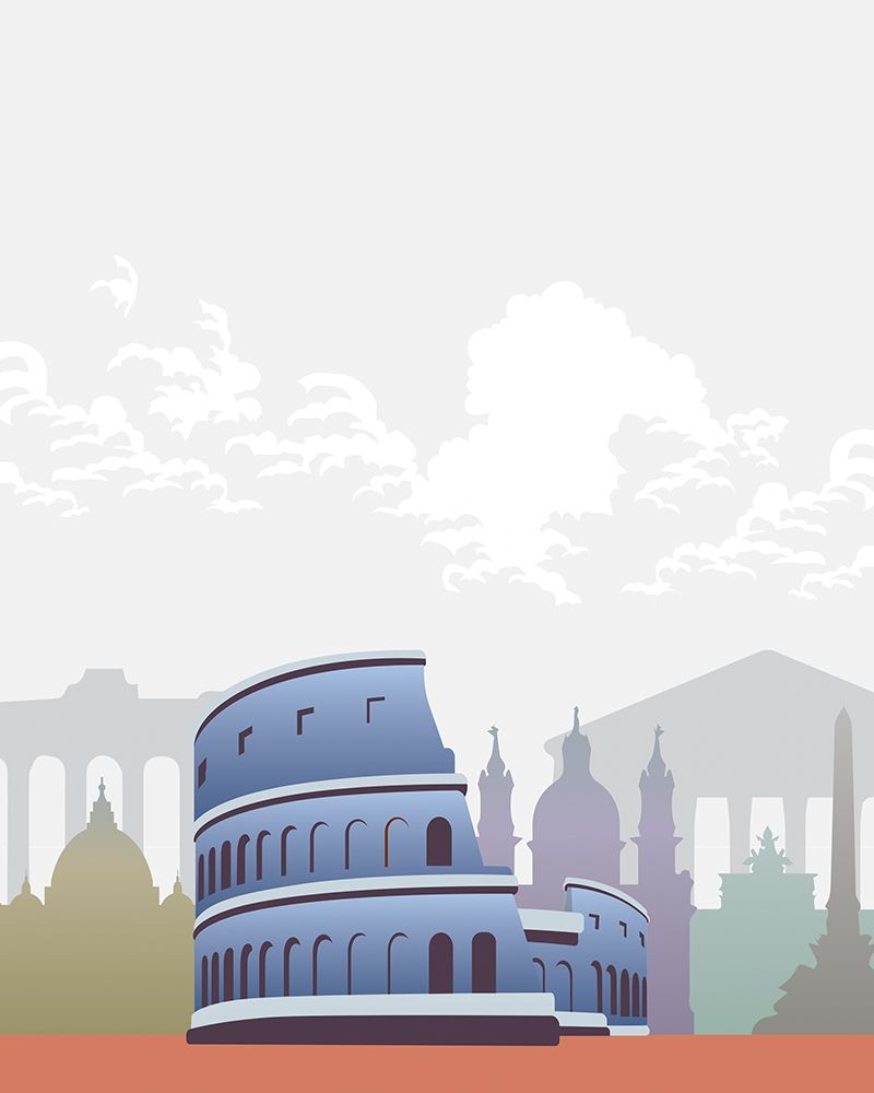 Deco World Landmarks 5 art print by Melody Hogan for $57.95 CAD