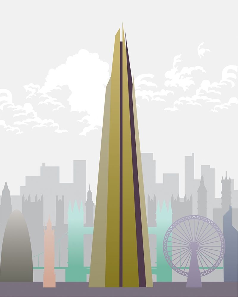 Deco World Landmarks 6 art print by Melody Hogan for $57.95 CAD