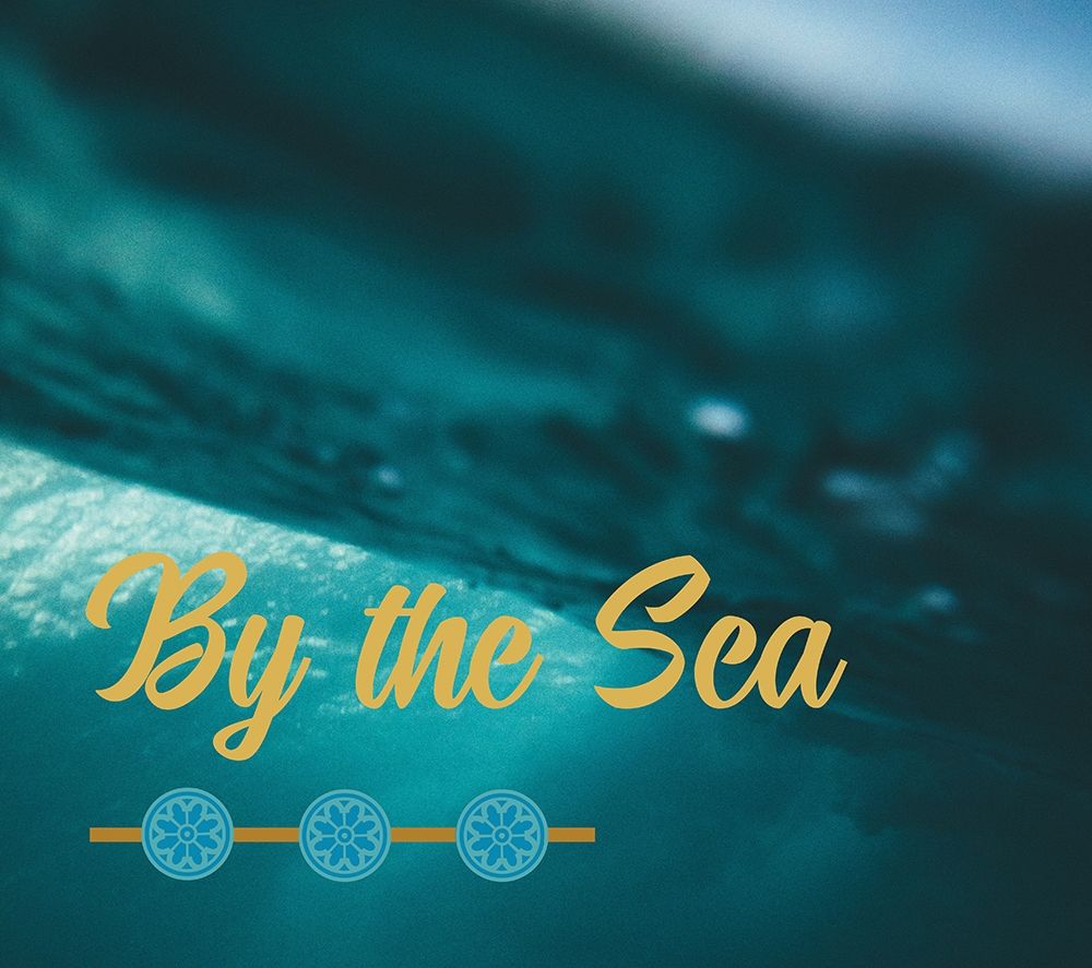 By the Sea Saffron Teal 3 art print by Melody Hogan for $57.95 CAD