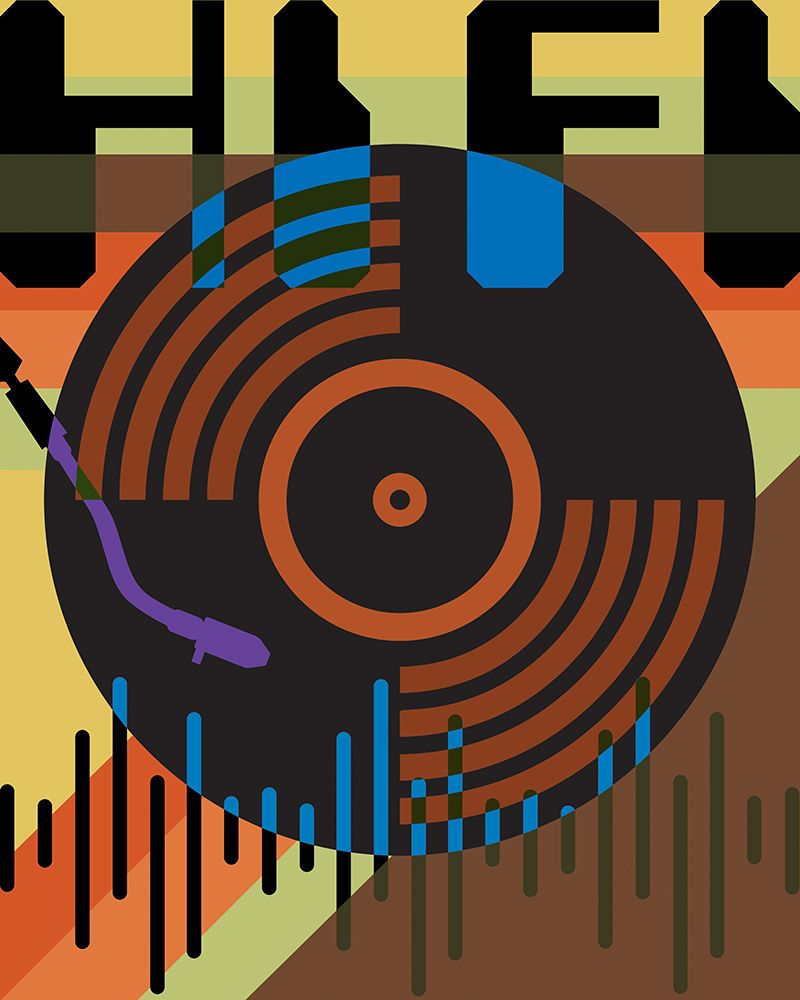 HI FI LO FI 1 art print by Melody Hogan for $57.95 CAD