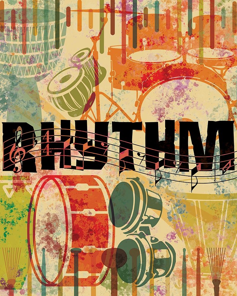 Retro Rhythm art print by Melody Hogan for $57.95 CAD