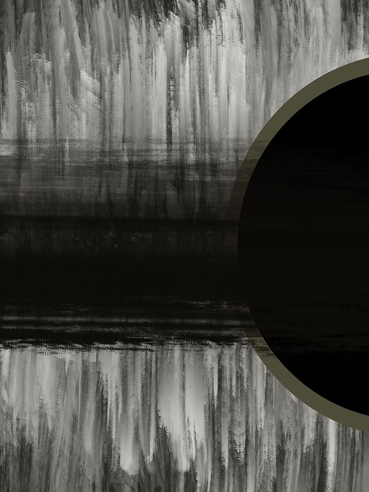 Neutral Abstract Black art print by Melody Hogan for $57.95 CAD
