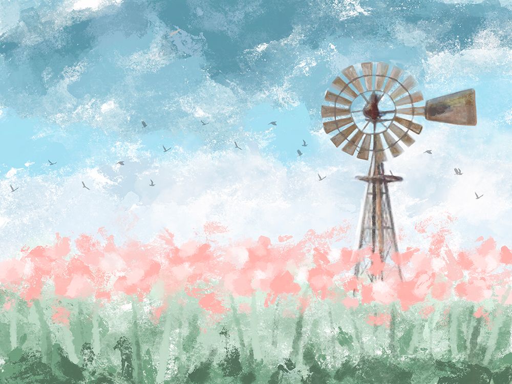 Farmhouse Floral art print by Melody Hogan for $57.95 CAD