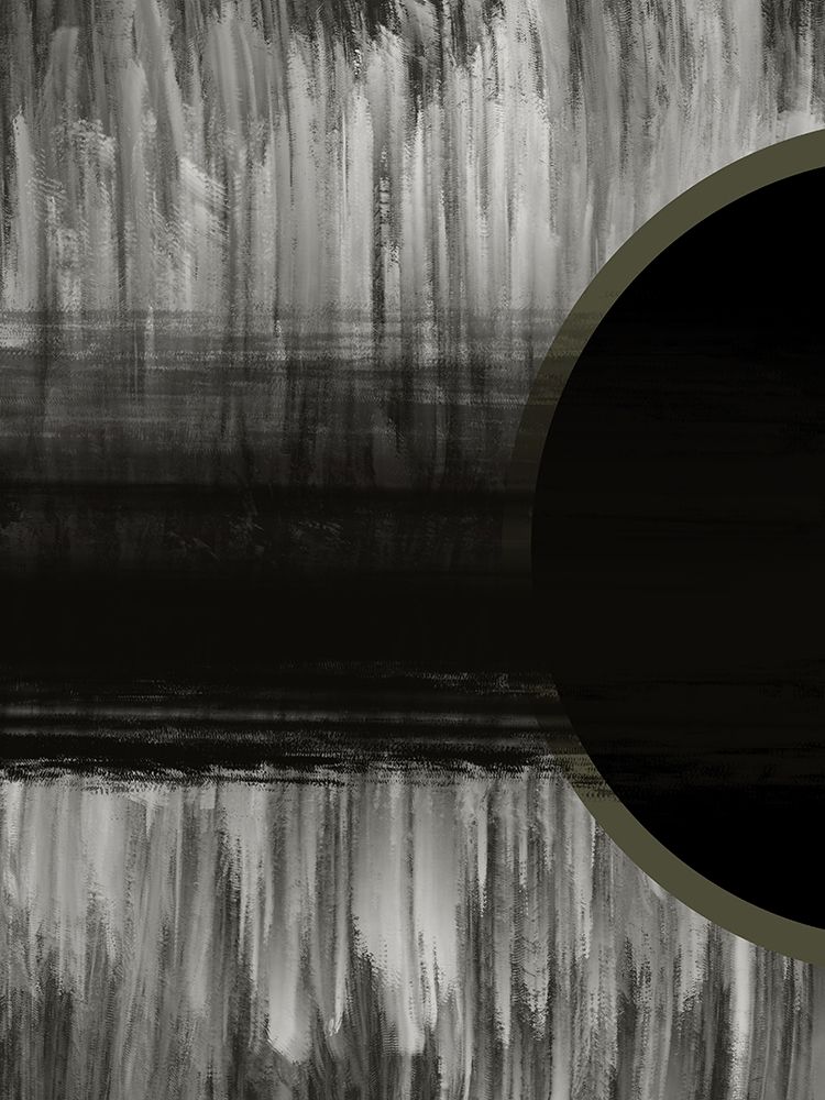 Neutral Abstract Black art print by Melody Hogan for $57.95 CAD