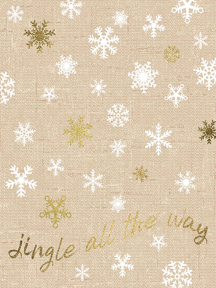 Burlap Lace Gold Xmas 2 art print by Melody Hogan for $57.95 CAD