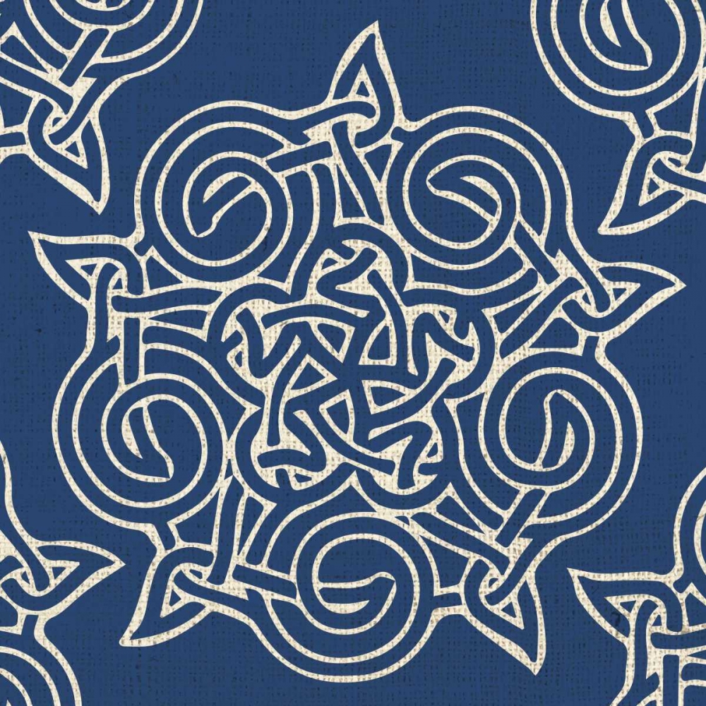 Indigo Kolidescope art print by Melody Hogan for $57.95 CAD