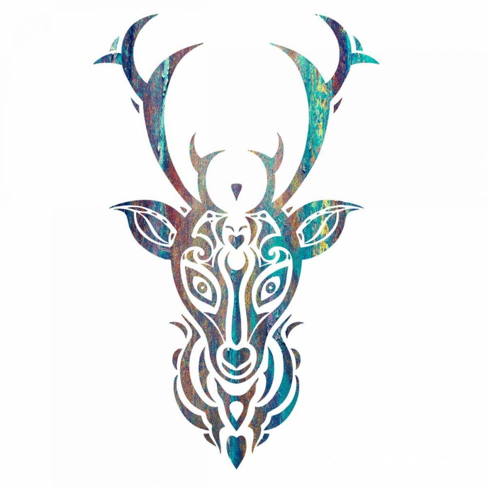 Tribal Buck 3 art print by Melody Hogan for $57.95 CAD