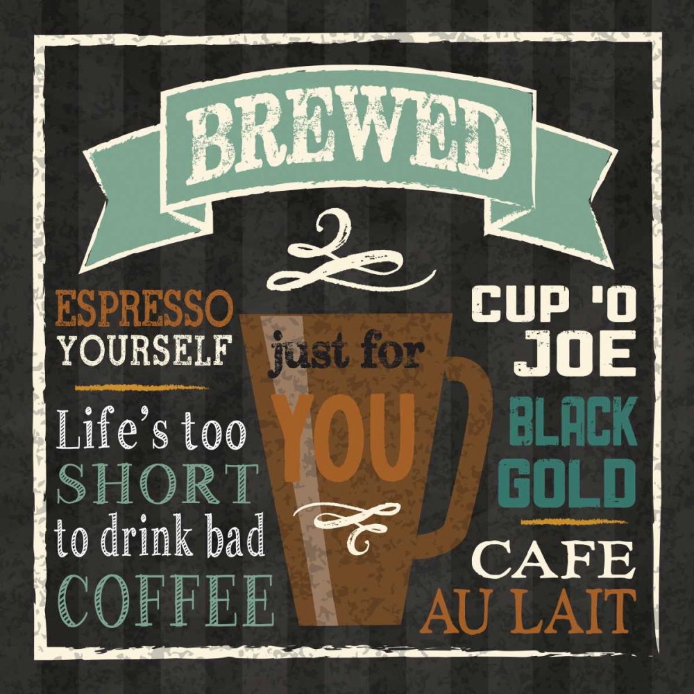 Brew Chalk 2 art print by Melody Hogan for $57.95 CAD