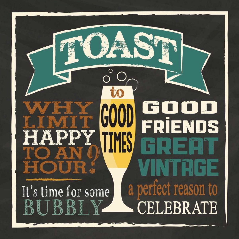 Toast Chalk 1 art print by Melody Hogan for $57.95 CAD