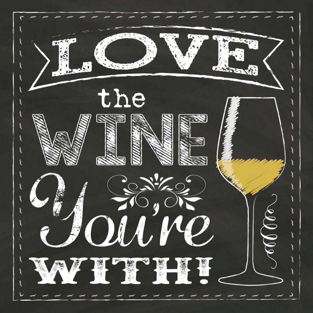 Chalk Wine 1 art print by Melody Hogan for $57.95 CAD