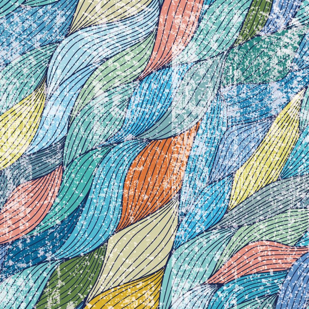 Distressed Ocean Flow art print by Melody Hogan for $57.95 CAD