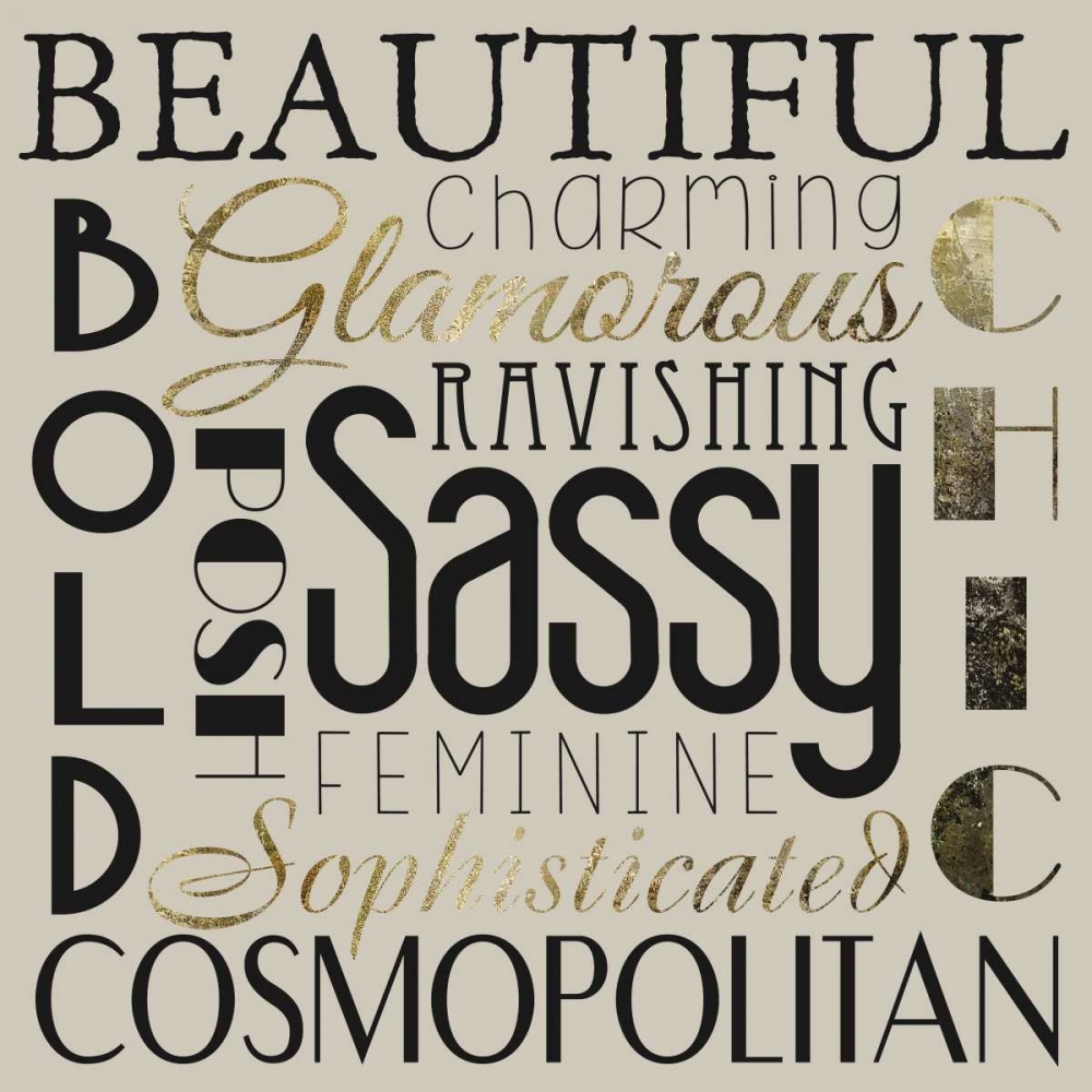 Glamour Gold 2 art print by Melody Hogan for $57.95 CAD