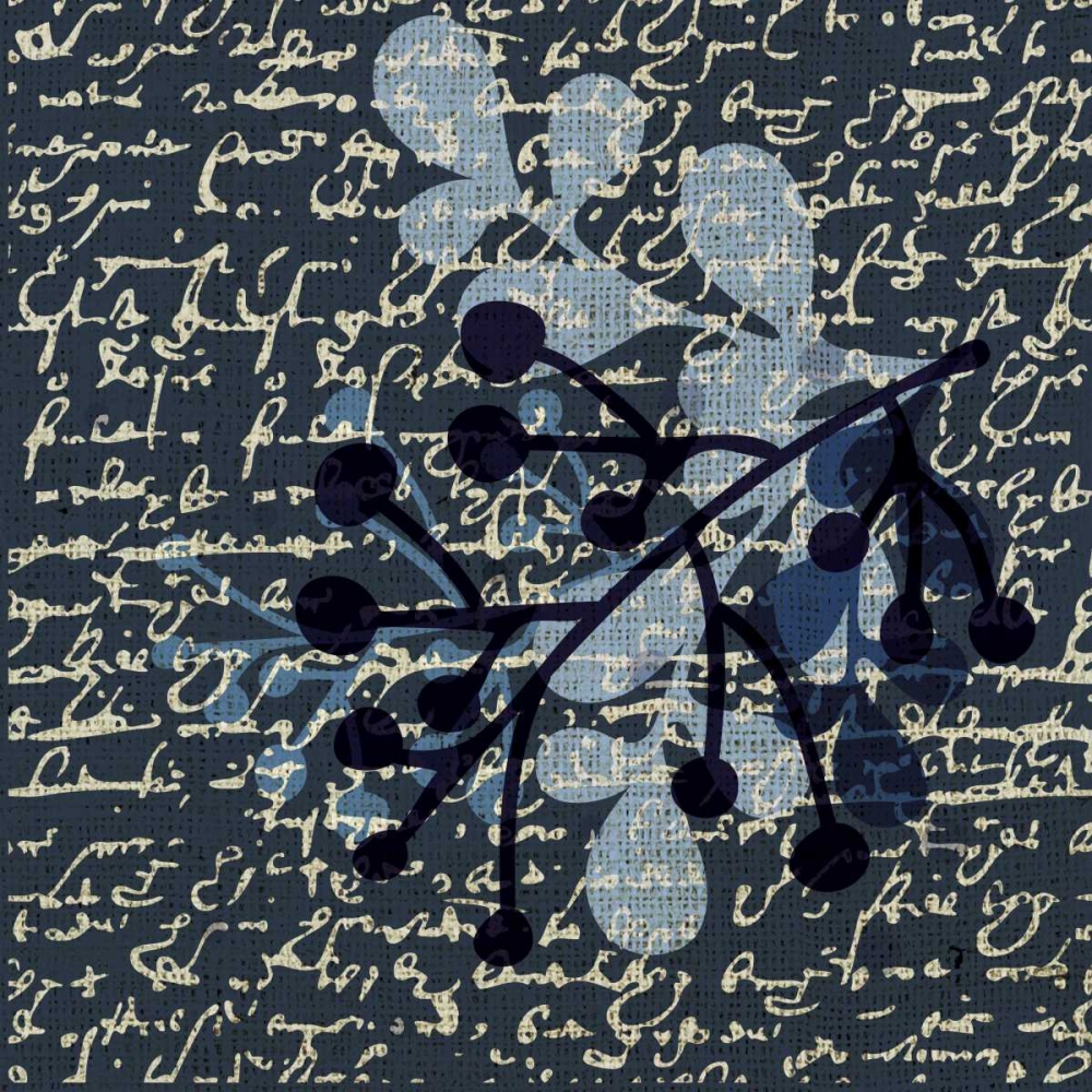 Indigo Squares Textured 2 art print by Melody Hogan for $57.95 CAD