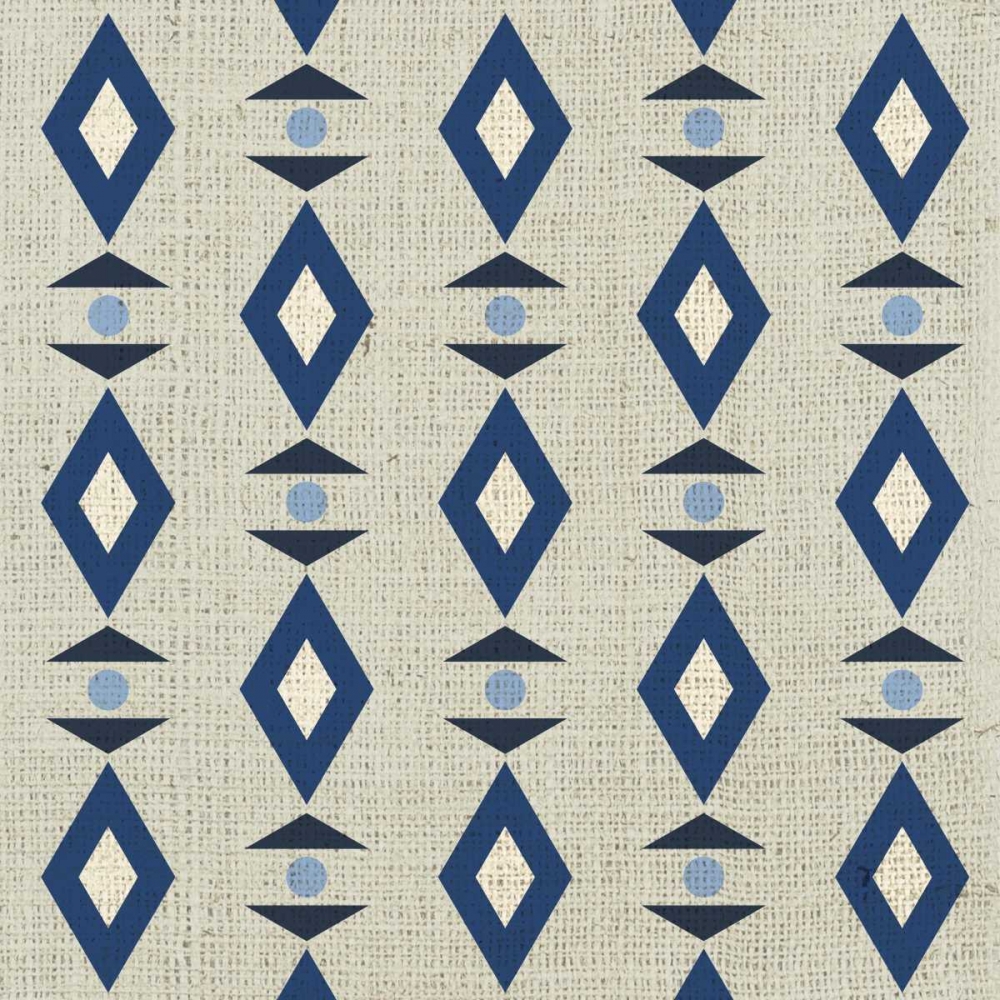 Reversed Indigo Diamond art print by Melody Hogan for $57.95 CAD