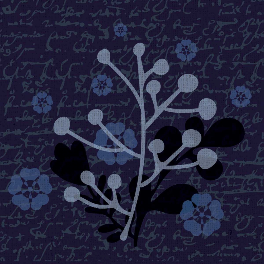 Indigo Olive Branch art print by Melody Hogan for $57.95 CAD