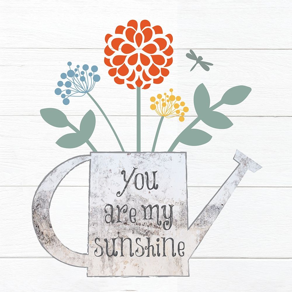 Botanical Pitchers Primary 1 art print by Melody Hogan for $57.95 CAD
