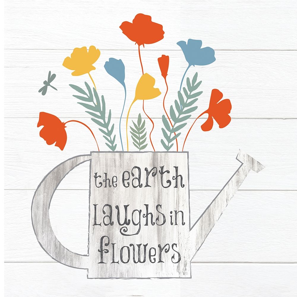Botanical Pitchers Primary  5 art print by Melody Hogan for $57.95 CAD
