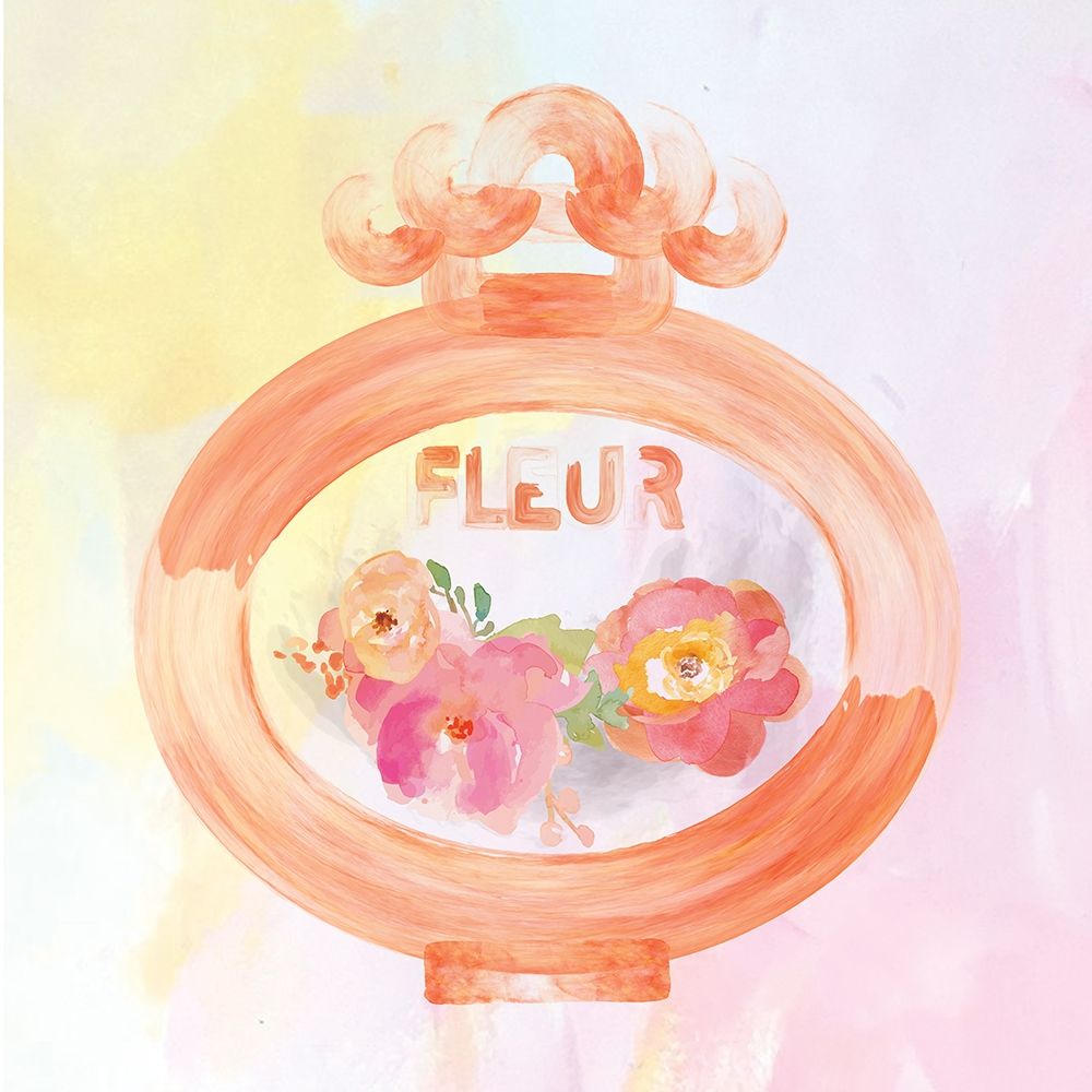 Watercolor Perfume Bottles Flowers 3 art print by Melody Hogan for $57.95 CAD