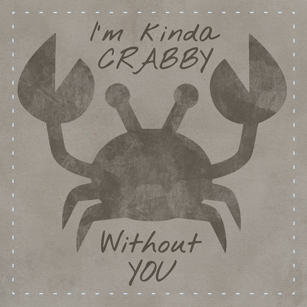 Kinda Crabby art print by Melody Hogan for $57.95 CAD