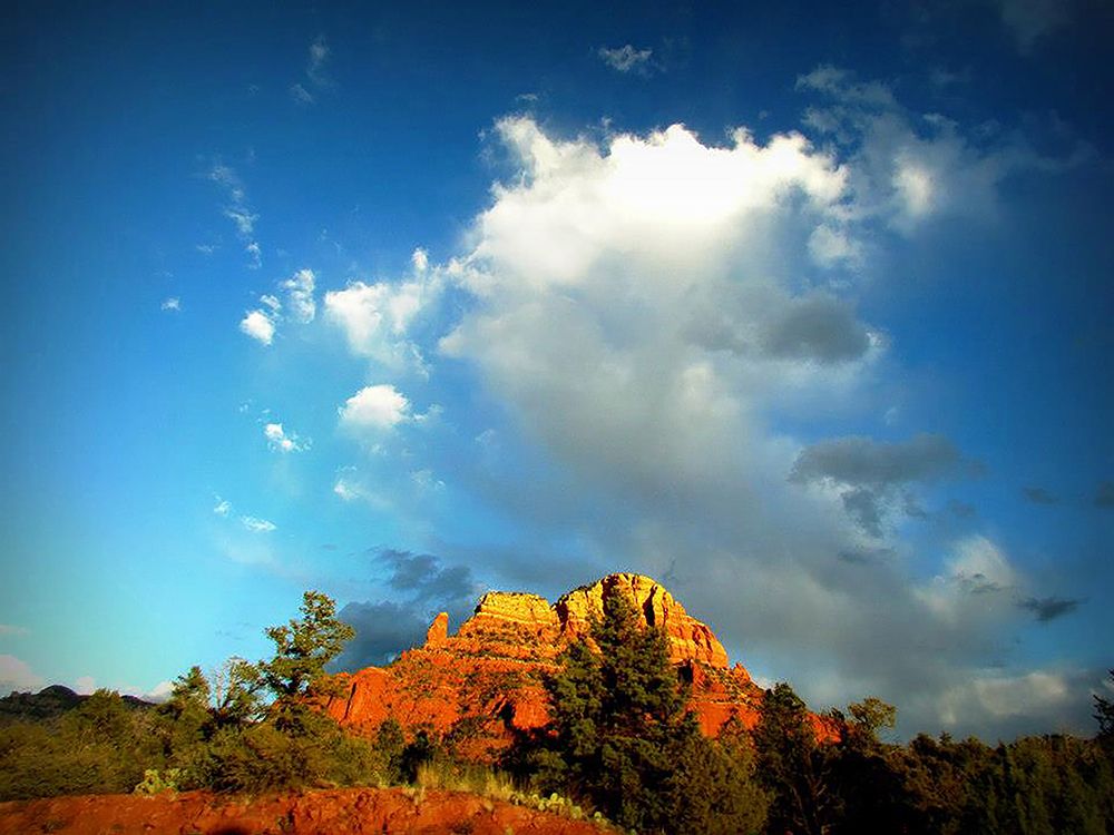 Arizona Desertscape art print by Melissa Nebula for $57.95 CAD