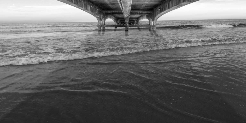 Beneath The Bridge BW art print by Marcus Prime for $57.95 CAD