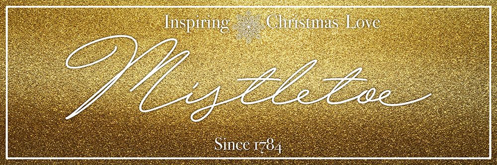Golden Mistletoe Love art print by Marcus Prime for $57.95 CAD