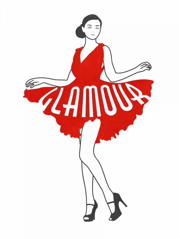 Glamour Girl art print by Marcus Prime for $57.95 CAD