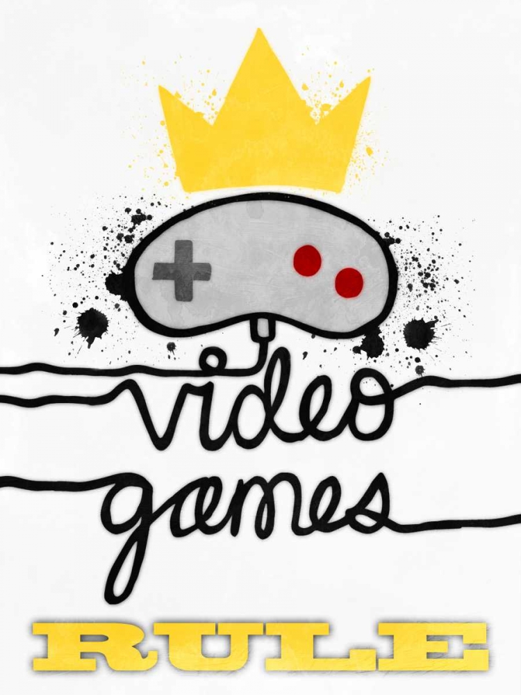 Video Games Rule art print by Marcus Prime for $57.95 CAD