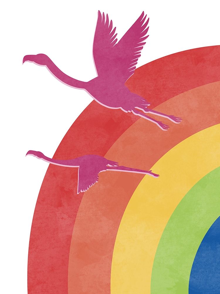 Flamingo Flight art print by Marcus Prime for $57.95 CAD