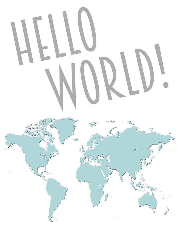 Hello World art print by Marcus Prime for $57.95 CAD