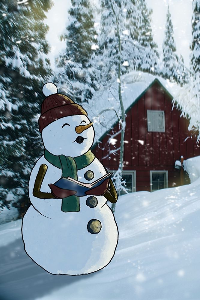 Winter Caroler art print by Marcus Prime for $57.95 CAD