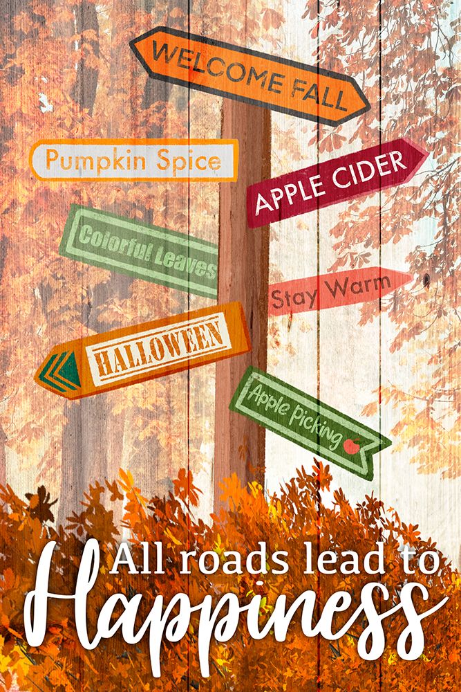 Happiness Roads art print by Marcus Prime for $57.95 CAD