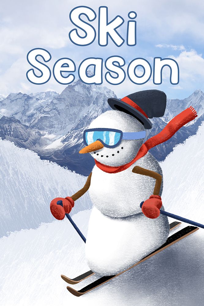 Ski Season art print by Marcus Prime for $57.95 CAD