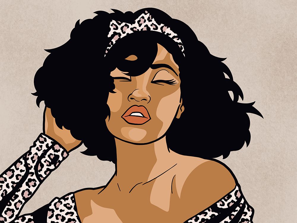 Cheetah Print Diva art print by Marcus Prime for $57.95 CAD