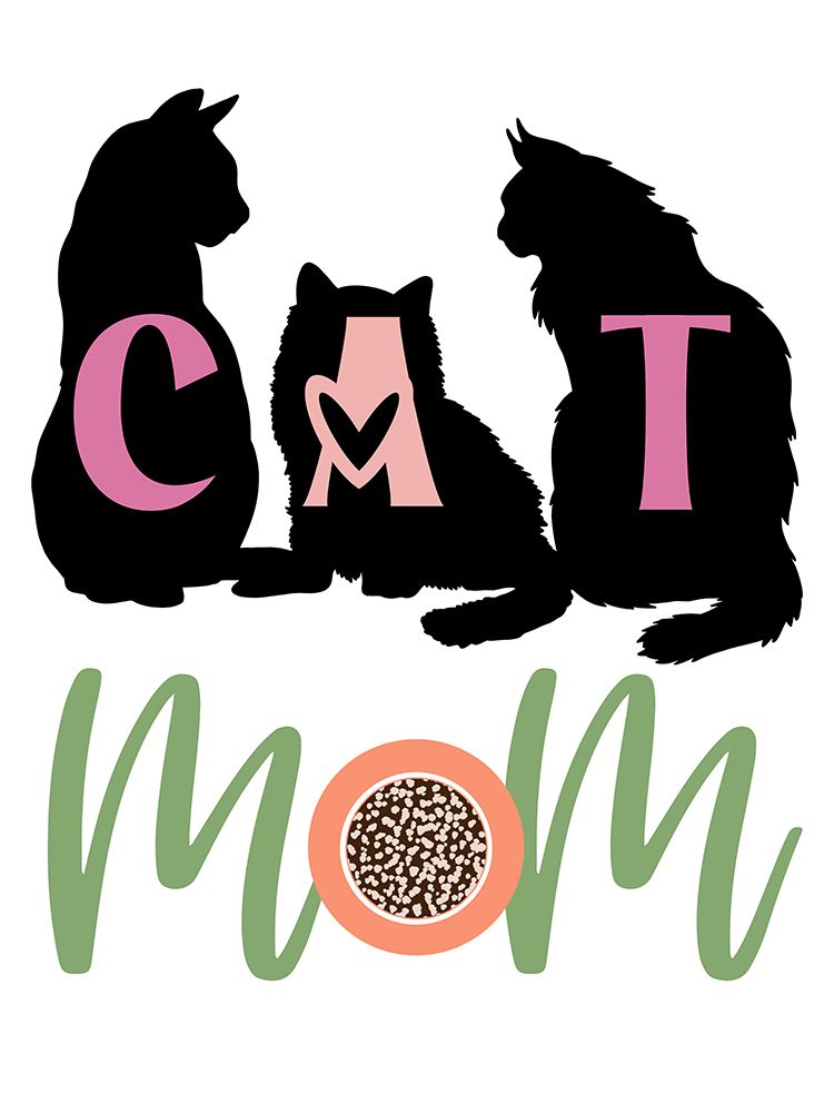 Cat Mom art print by Marcus Prime for $57.95 CAD