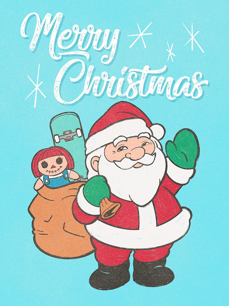 Vintage Christmas art print by Marcus Prime for $57.95 CAD