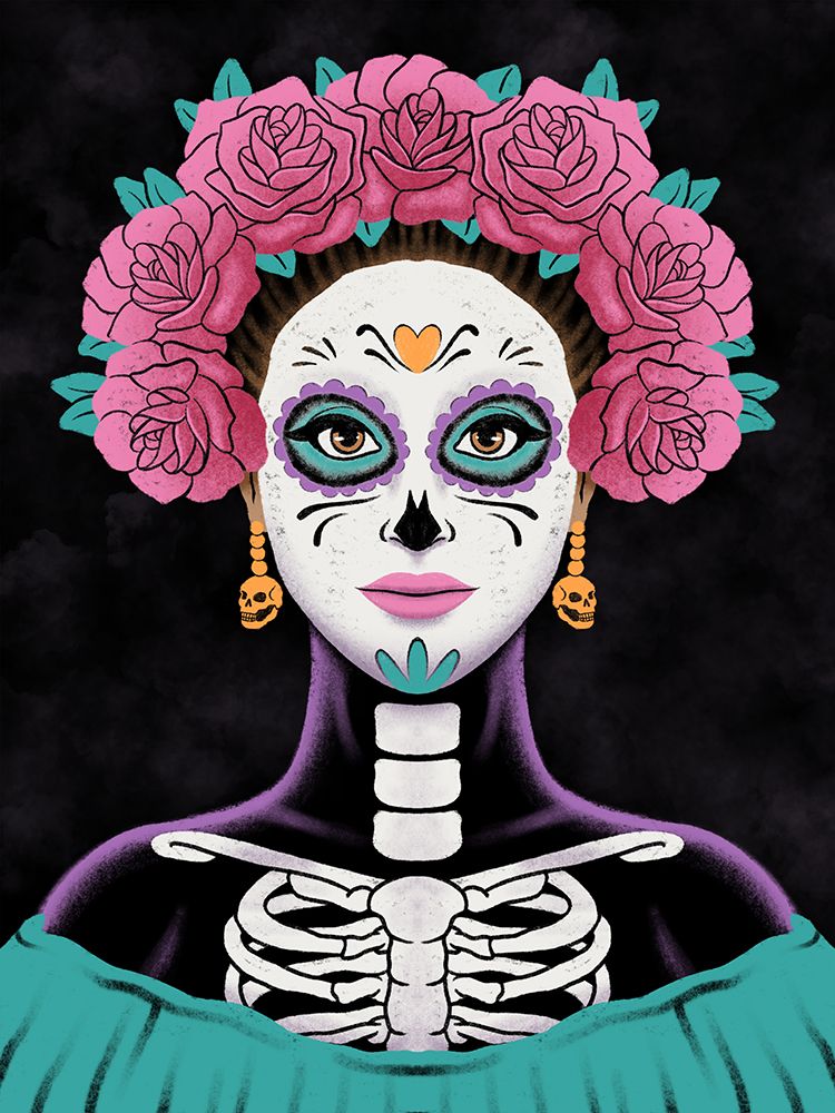 Senorita Muerte art print by Marcus Prime for $57.95 CAD