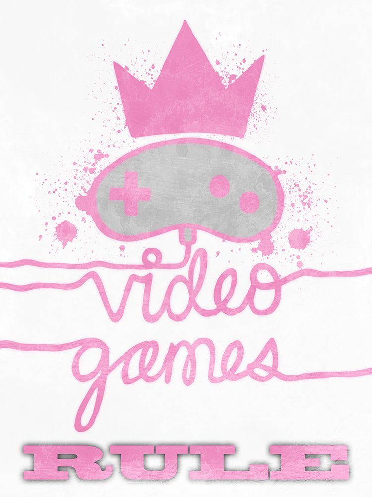 Girl Games Rule art print by Marcus Prime for $57.95 CAD