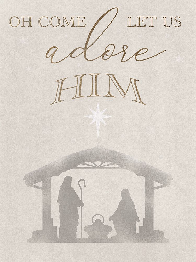 Let Us Adore Him 2 art print by Marcus Prime for $57.95 CAD