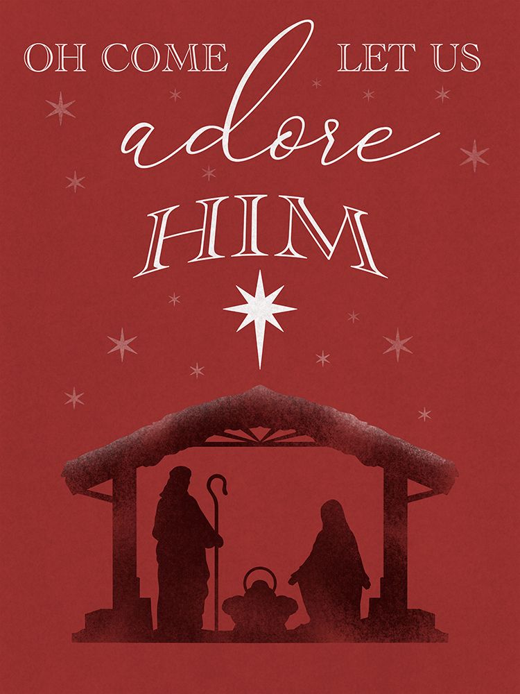 Let Us Adore Him art print by Marcus Prime for $57.95 CAD