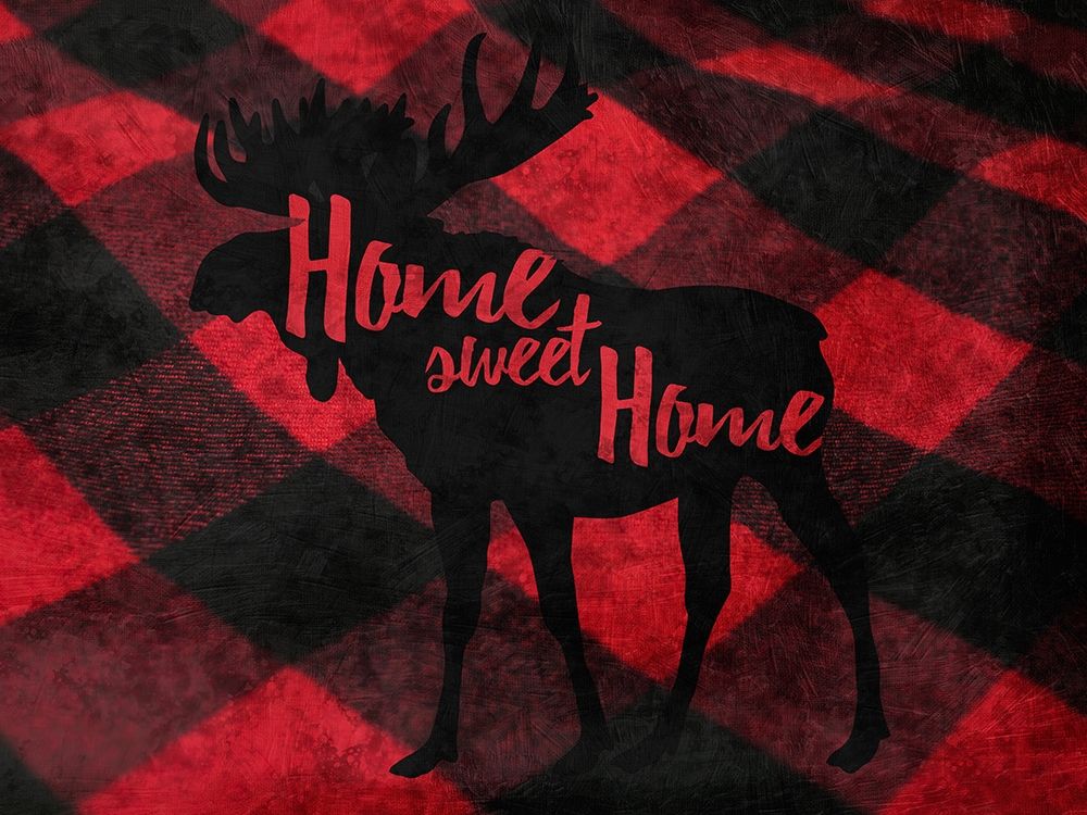 Flannel Moose art print by Marcus Prime for $57.95 CAD