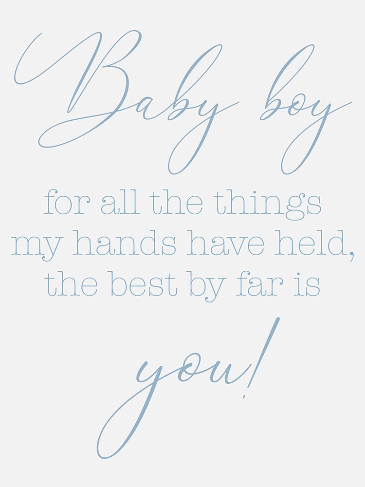 Baby Boy art print by Marcus Prime for $57.95 CAD