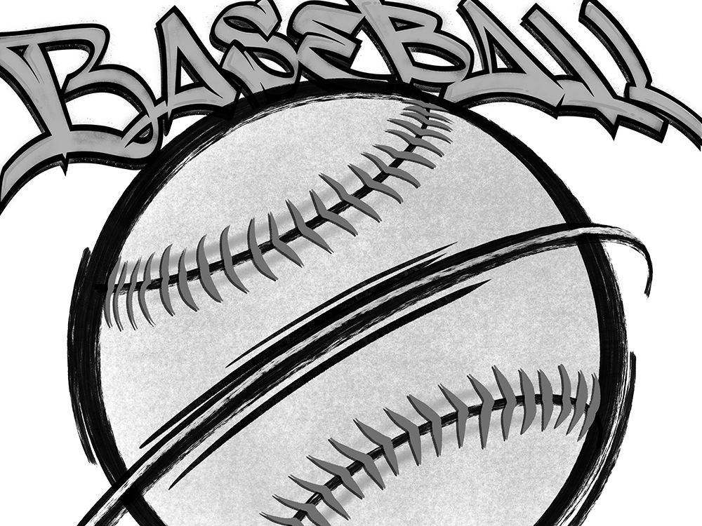BW Graffiti Sports 2 art print by Marcus Prime for $57.95 CAD
