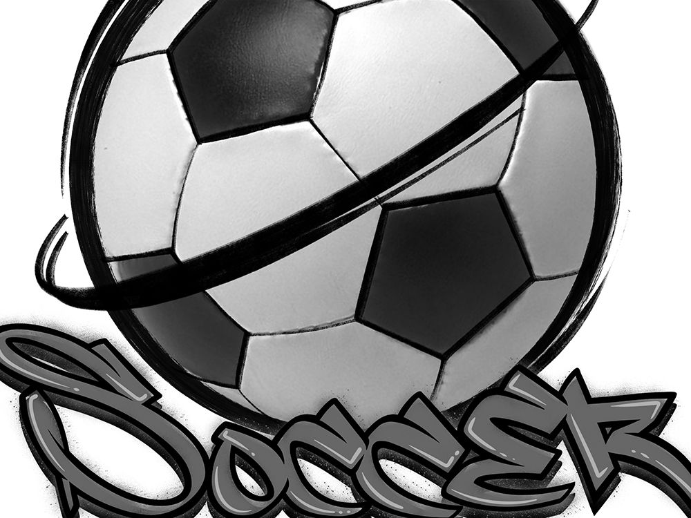 BW Graffiti Sports 4 art print by Marcus Prime for $57.95 CAD