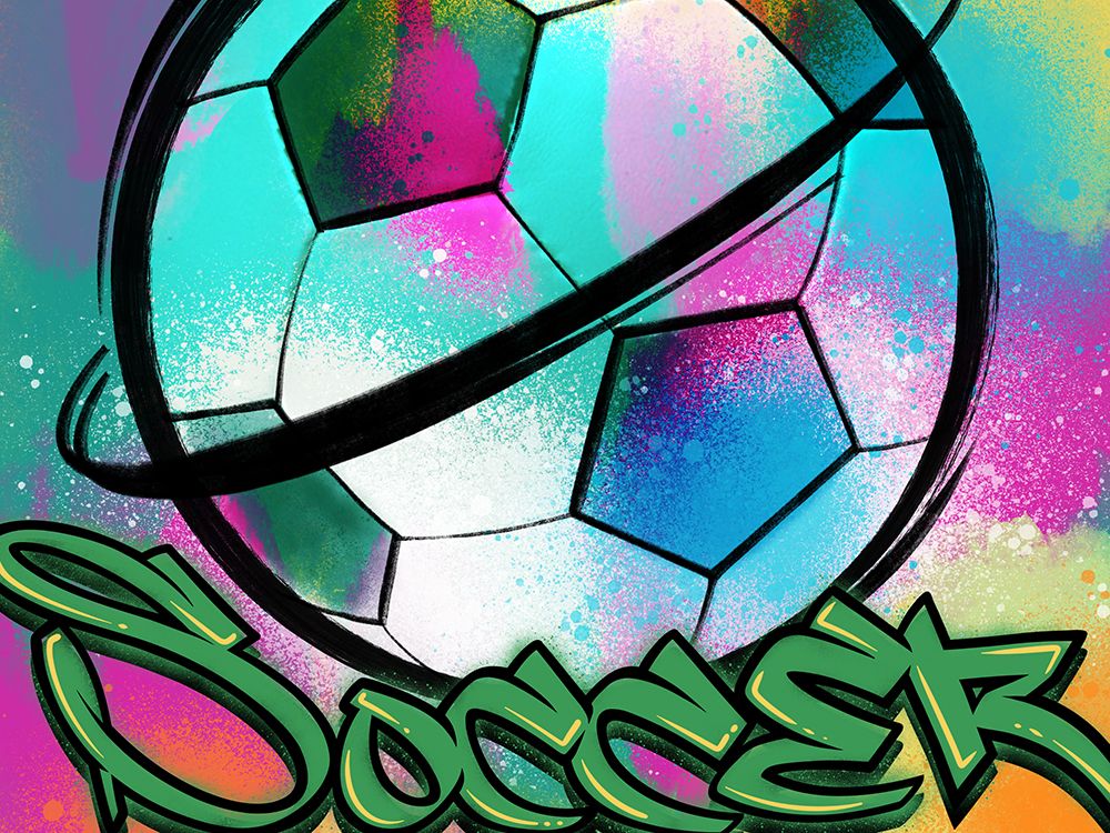 Graffiti Sports 4 art print by Marcus Prime for $57.95 CAD