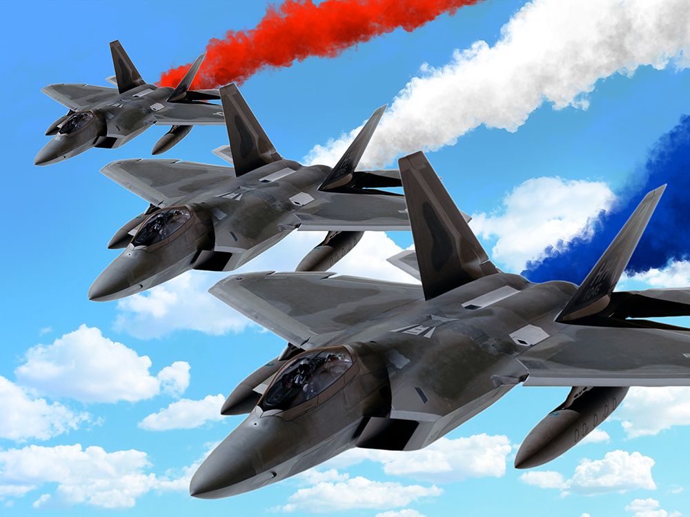 Flying Patriots art print by Marcus Prime for $57.95 CAD
