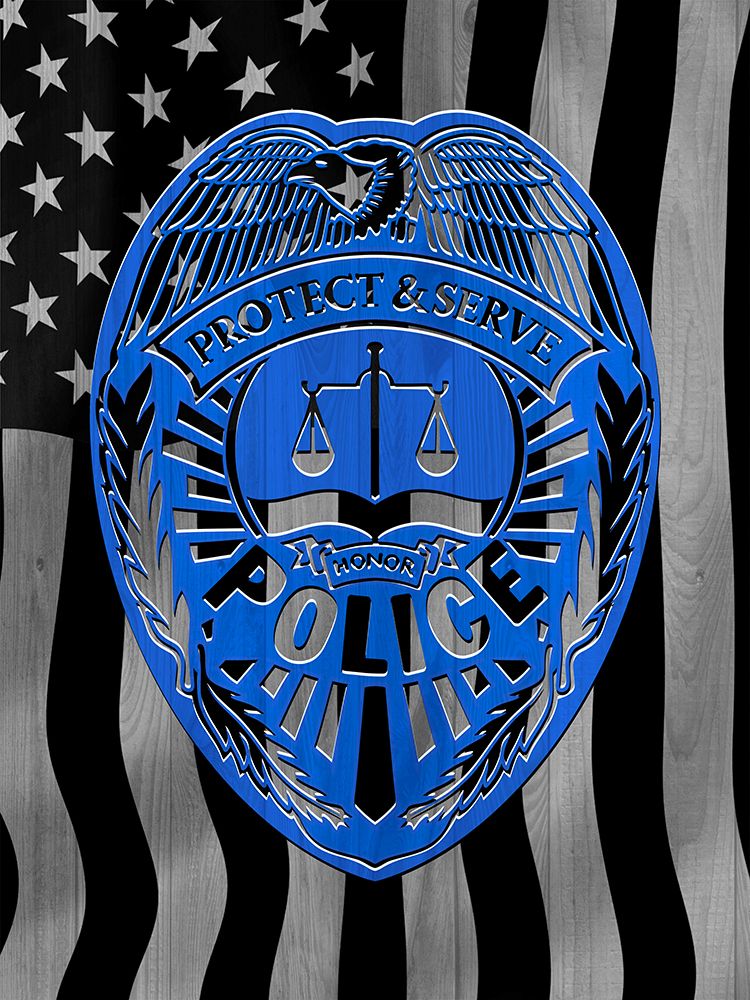 American Police Officer art print by Marcus Prime for $57.95 CAD
